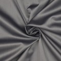 Bavlnený kostýmový satén pruh - šedá