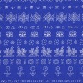 Čičmiansky vzor - classic - modrá