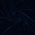 Velúr - elastický zamat - tmavo modrá
