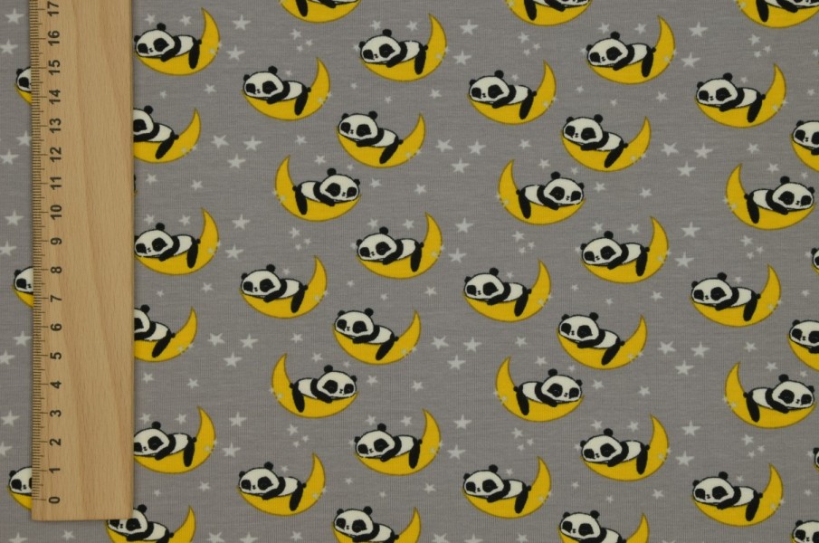 Bavlnený úplet - pandy