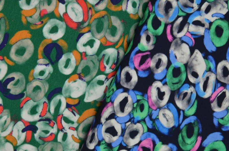 Bavlnený úplet - kruhy