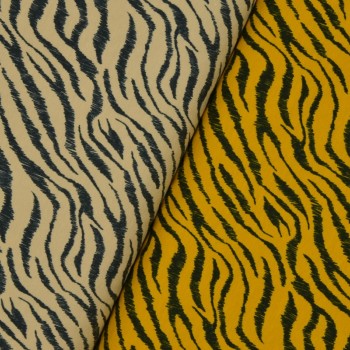 Tigrí vzor - bavlnený úplet