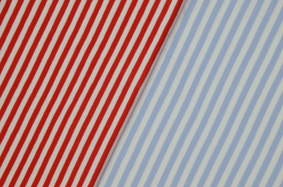 Bavlněný úplet - proužek 5mm