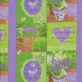 Levanduľa patchwork - vzor