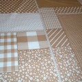 Patchwork - hnedá