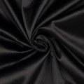 Kostýmový satén - čierna