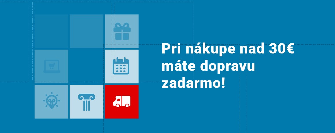 Doprava zadarma nad 30,- €